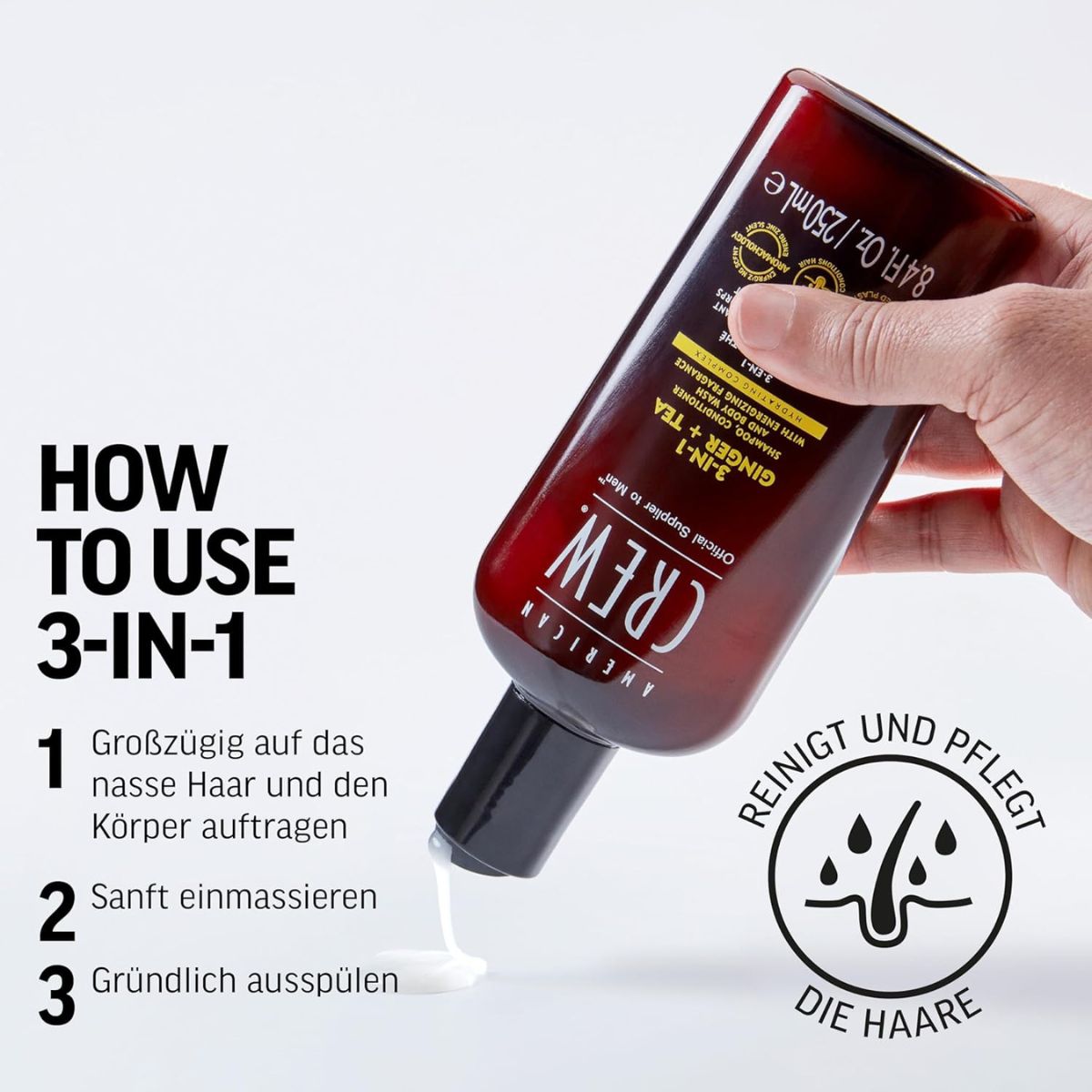 American Crew Hair Care & Body 3-in-1 Energizing