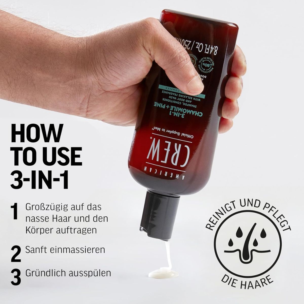 American Crew Hair Care & Body 3-in-1 Relaxing