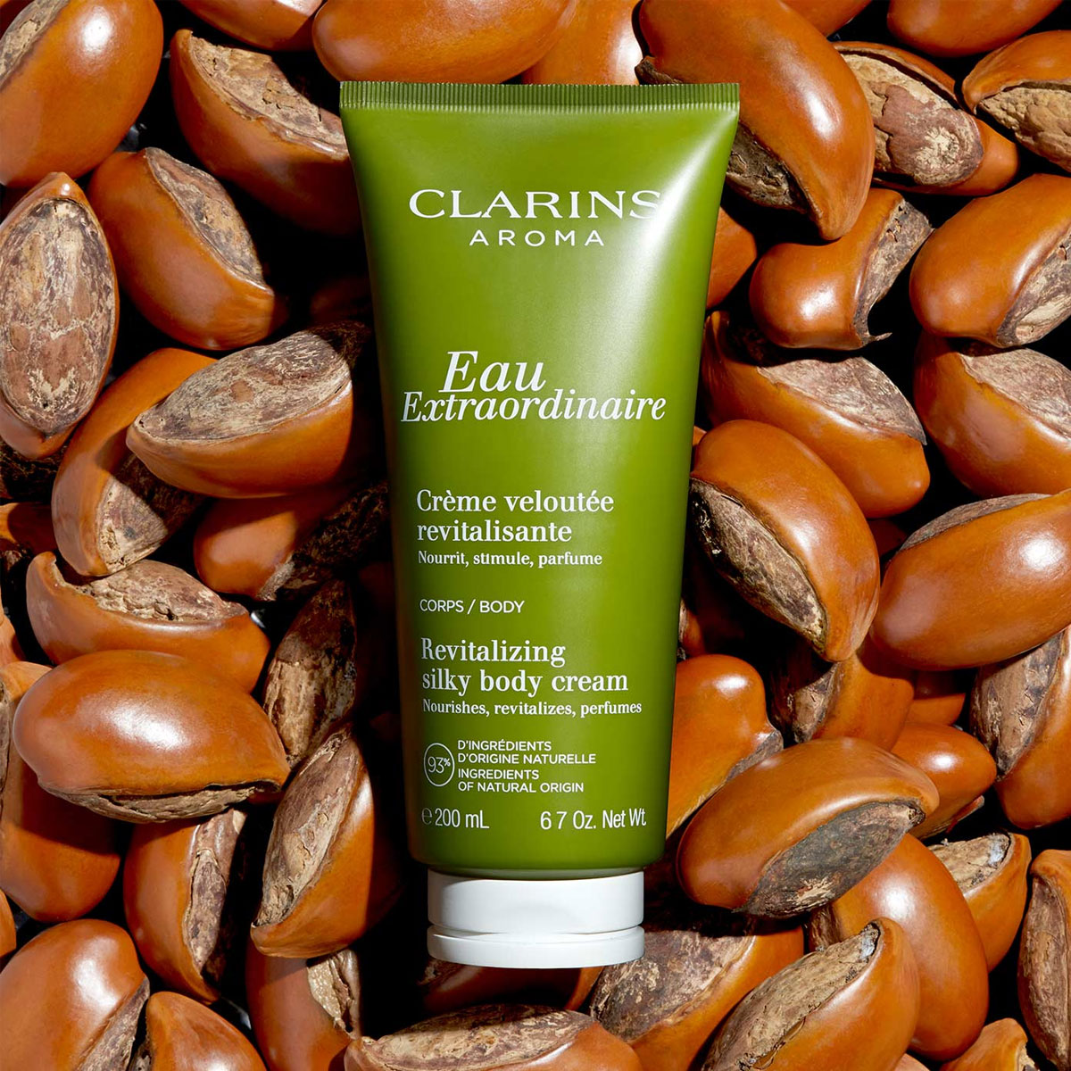 Clarins Eau Extraordinaire Revitalizing Silky Body Cream