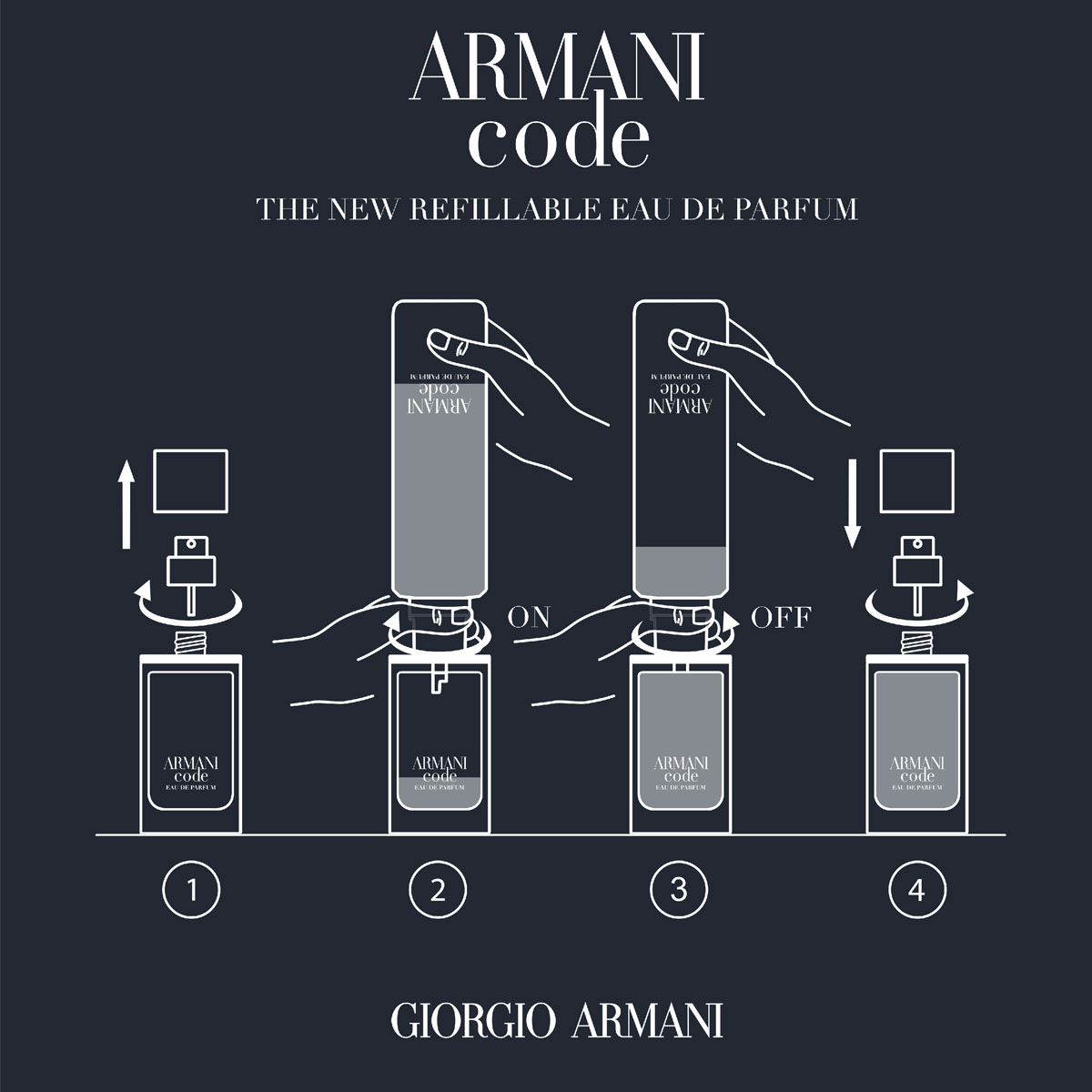 Armani Code Homme Eau de Parfum (EdP) Refill