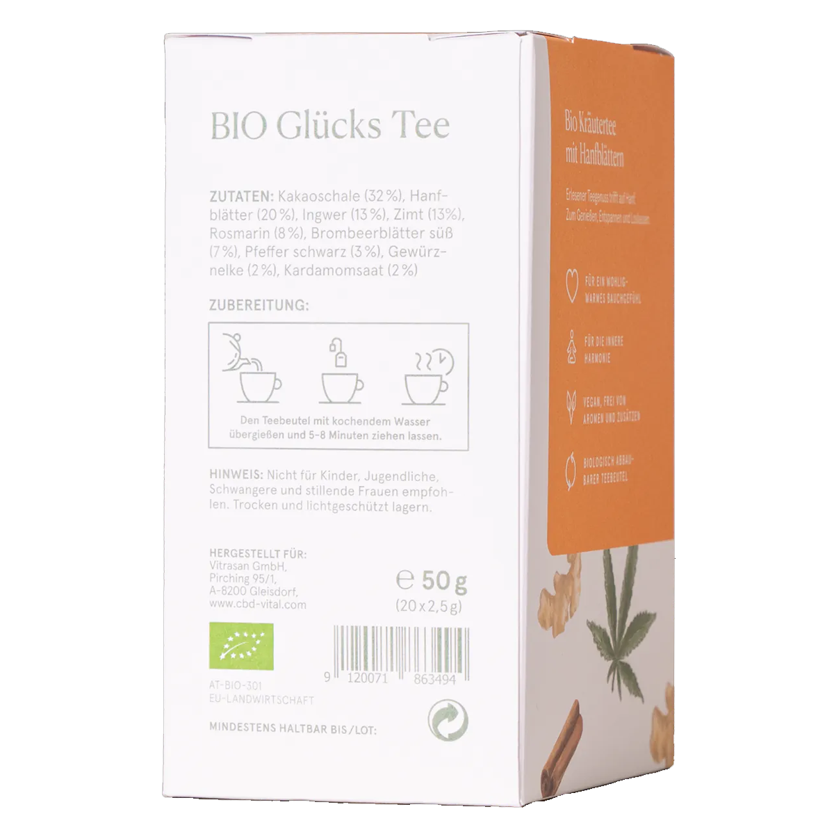 CBD Vital CBD Hanftee Glück