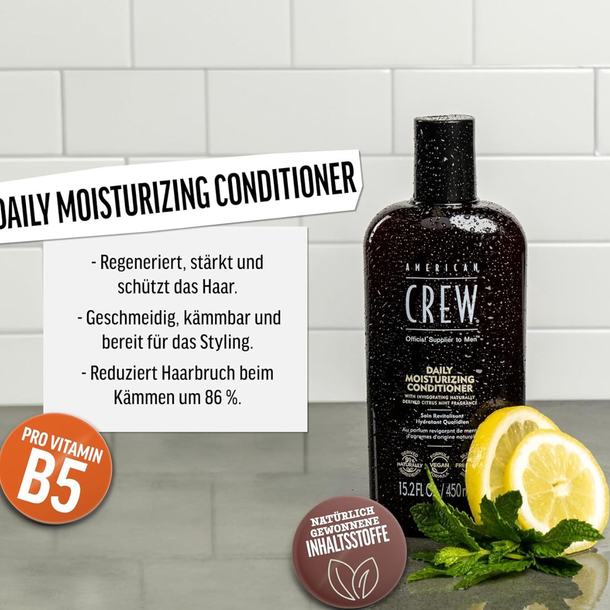 American Crew Hair Care & Body Daily Moisturizing Conditioner