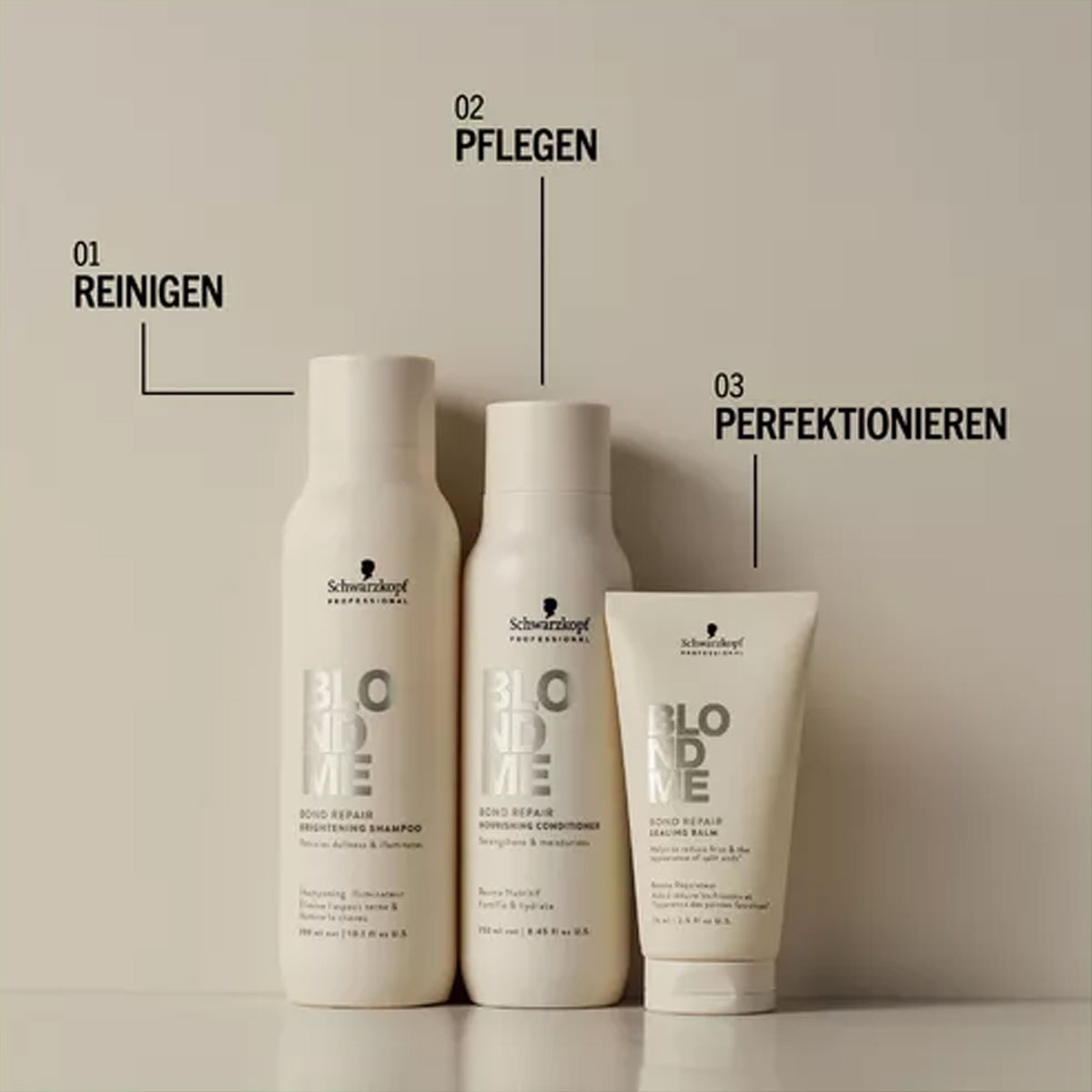 Schwarzkopf Professional BlondMe Bond Repair Brightening Shampoo