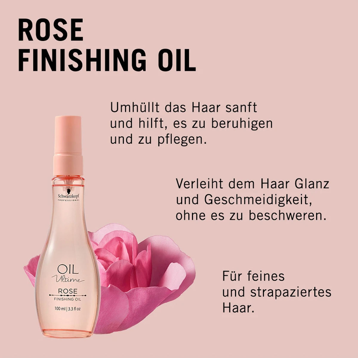Schwarzkopf Professional Oil Ultime Rose Finishing Oil