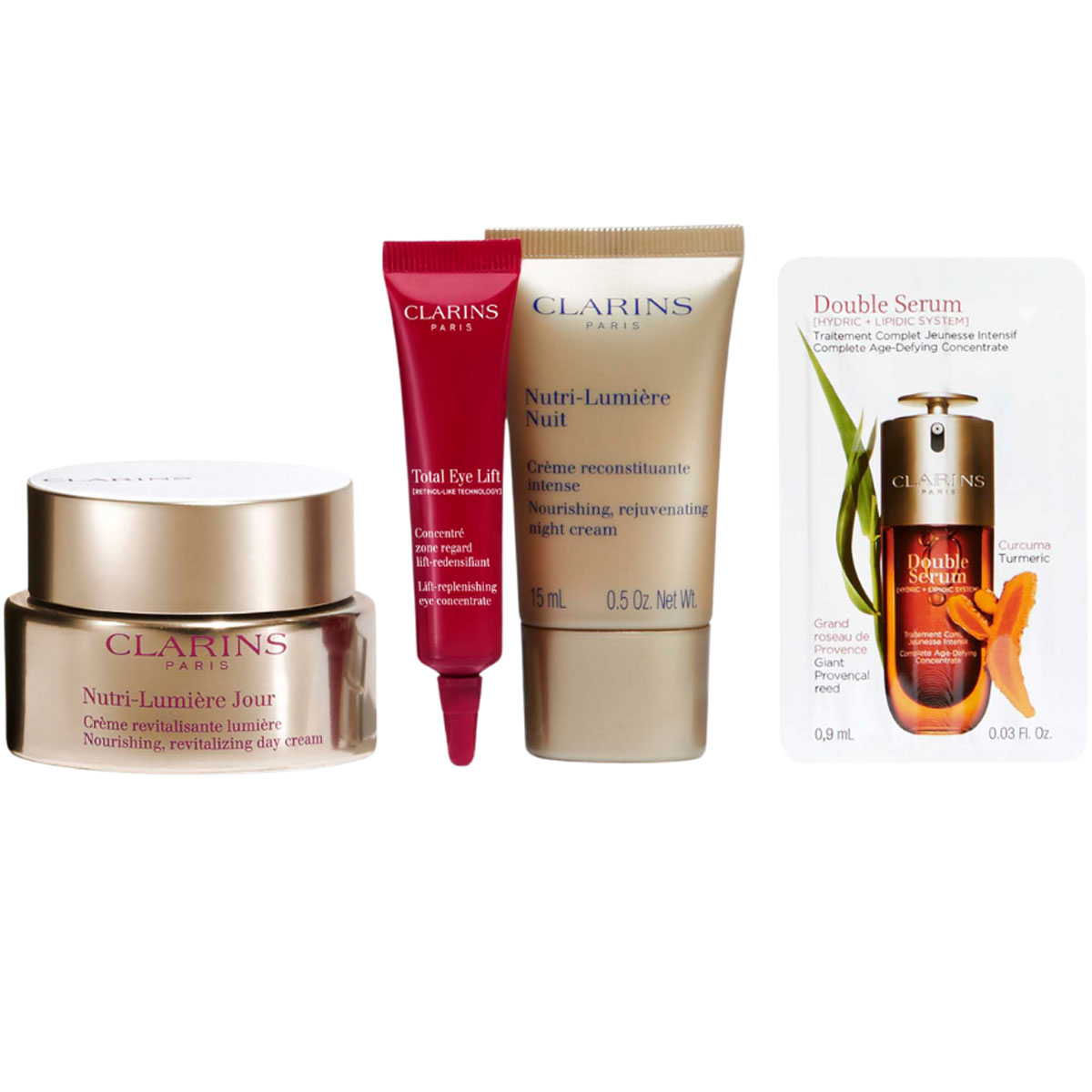 Clarins Nutri-Lumière Gesichtspflege SET