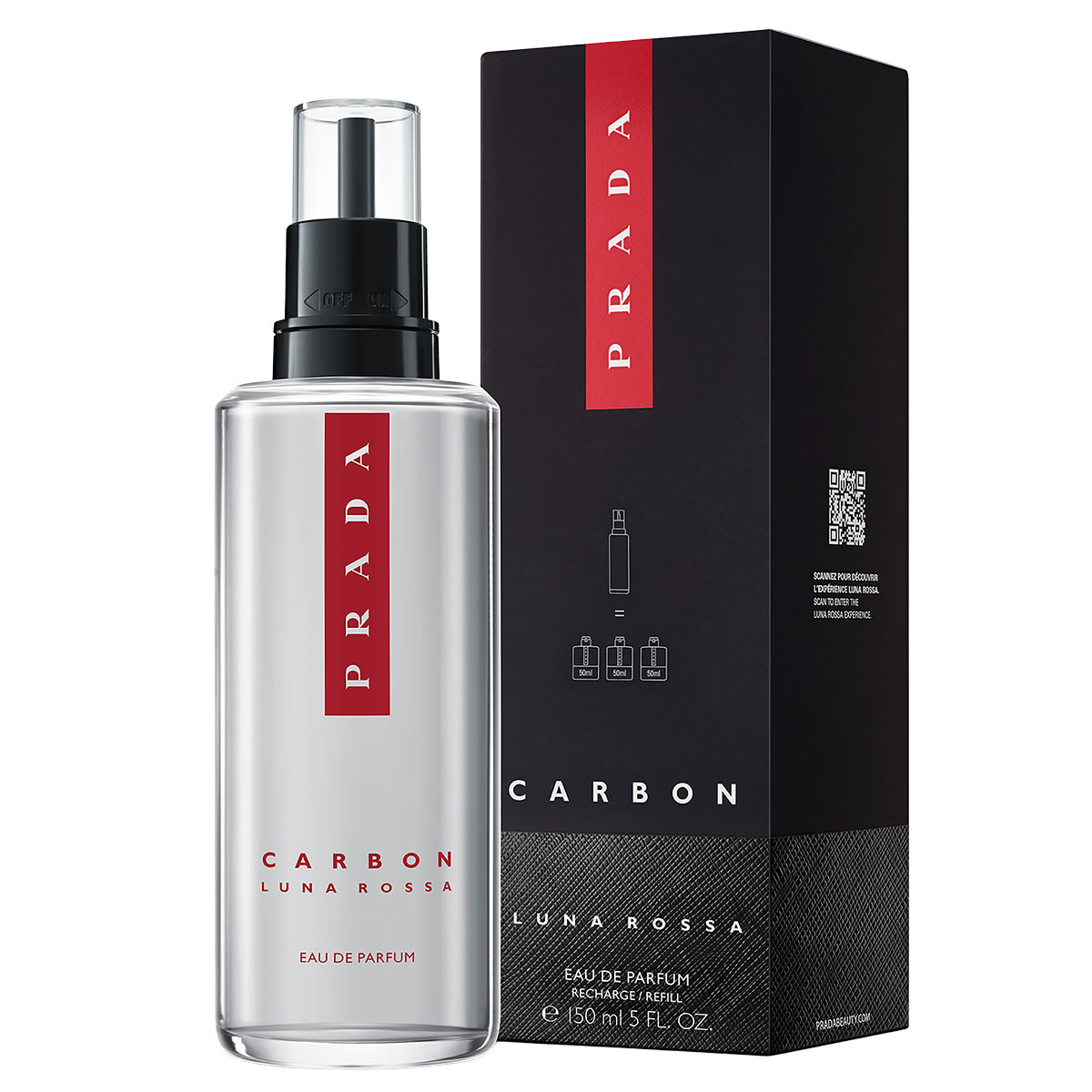Prada Luna Rossa Carbon Eau de Parfum (EdP) Refill