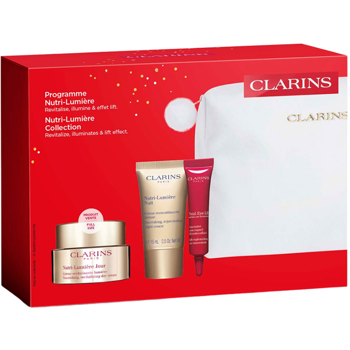 Clarins Nutri-Lumière Gesichtspflege SET
