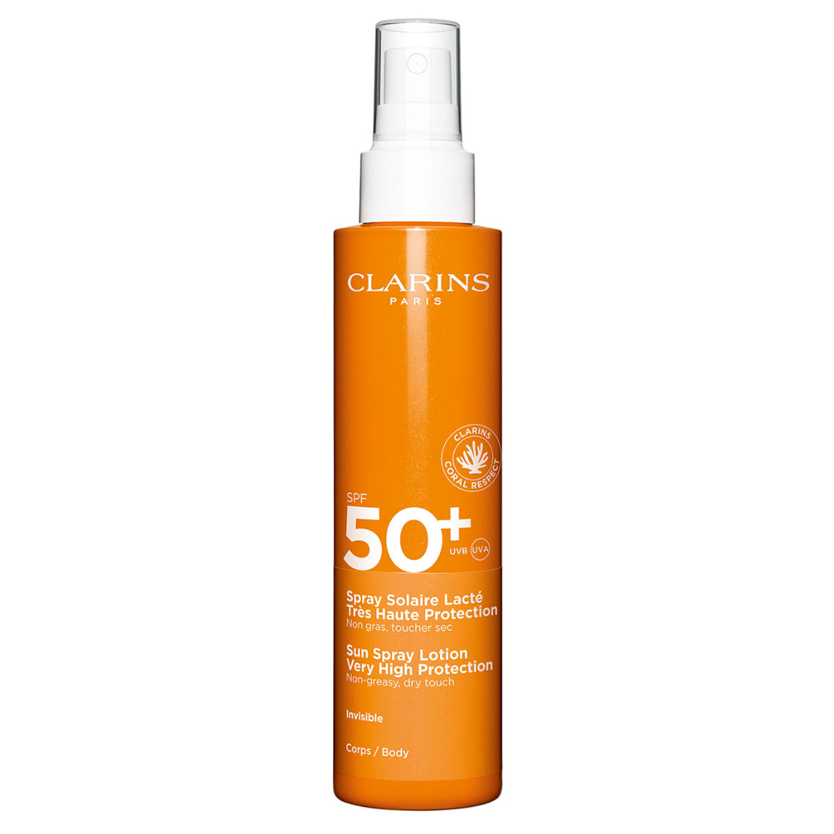 Clarins Sonnenschutz Spray Solaire Lacté Très Haute Protection SPF 50+ Clarins Sonnenschutz Spray Solaire Lacté Très Haute Protection SPF 50+