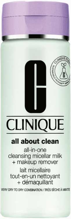 Clinique All About Clean All-in-one Cleansing Micellar Milk + Make-up Remover - dry to very dry