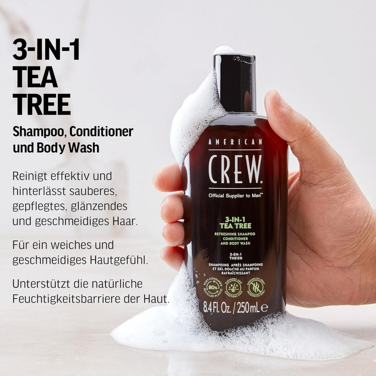 American Crew Hair Care & Body 3-in-1 Tea Tree