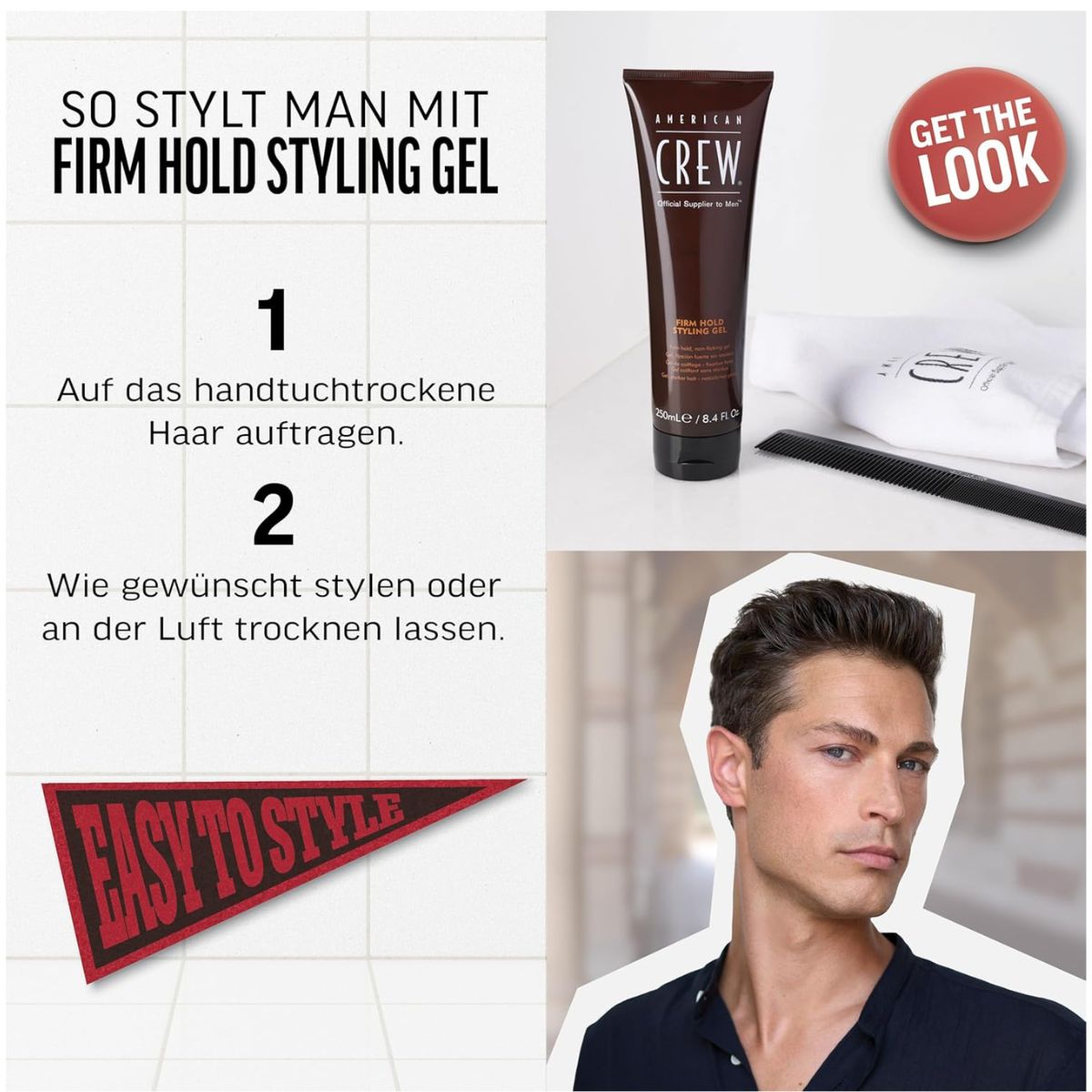 American Crew Styling Firm Hold Styling Gel