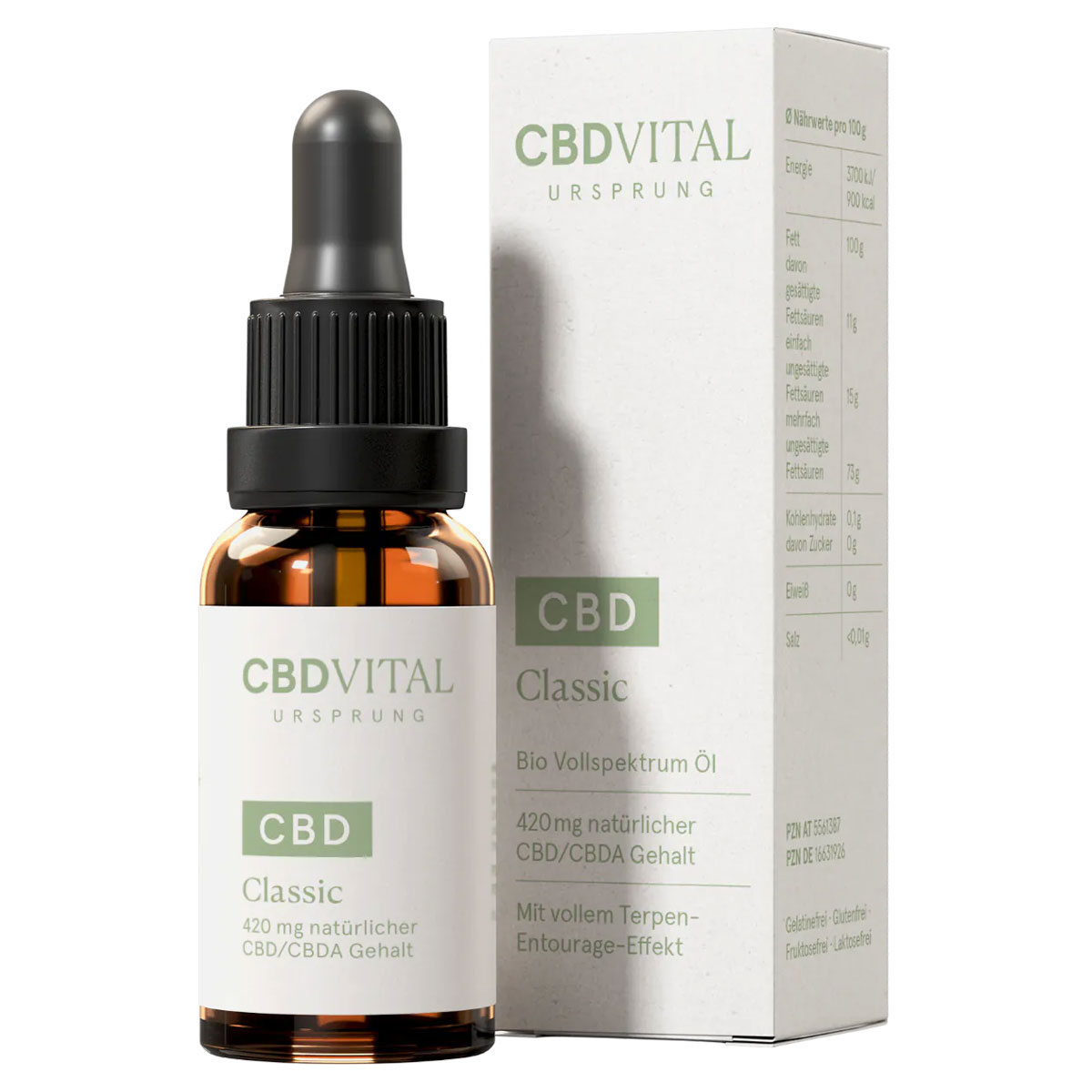 CBD Vital CBD Öl Vollspektrum Ursprung Classic