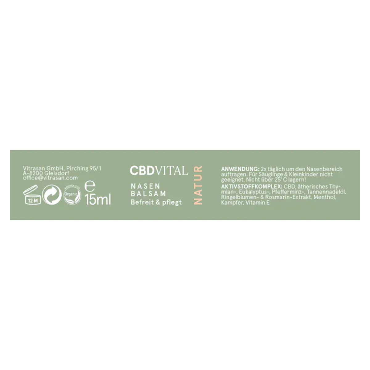 CBD Vital CBD Bio Kosmetik Nasenbalsam