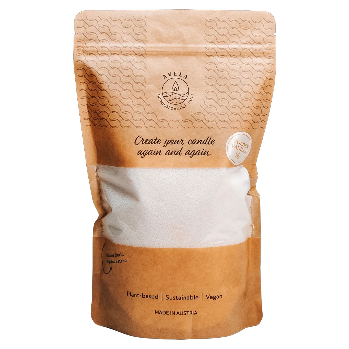 Avela Golden Vanilla Kerzensand