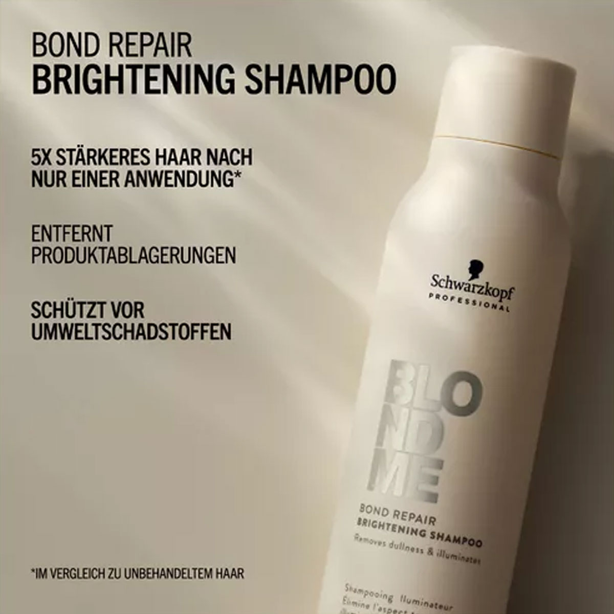 Schwarzkopf Professional BlondMe Bond Repair Brightening Shampoo