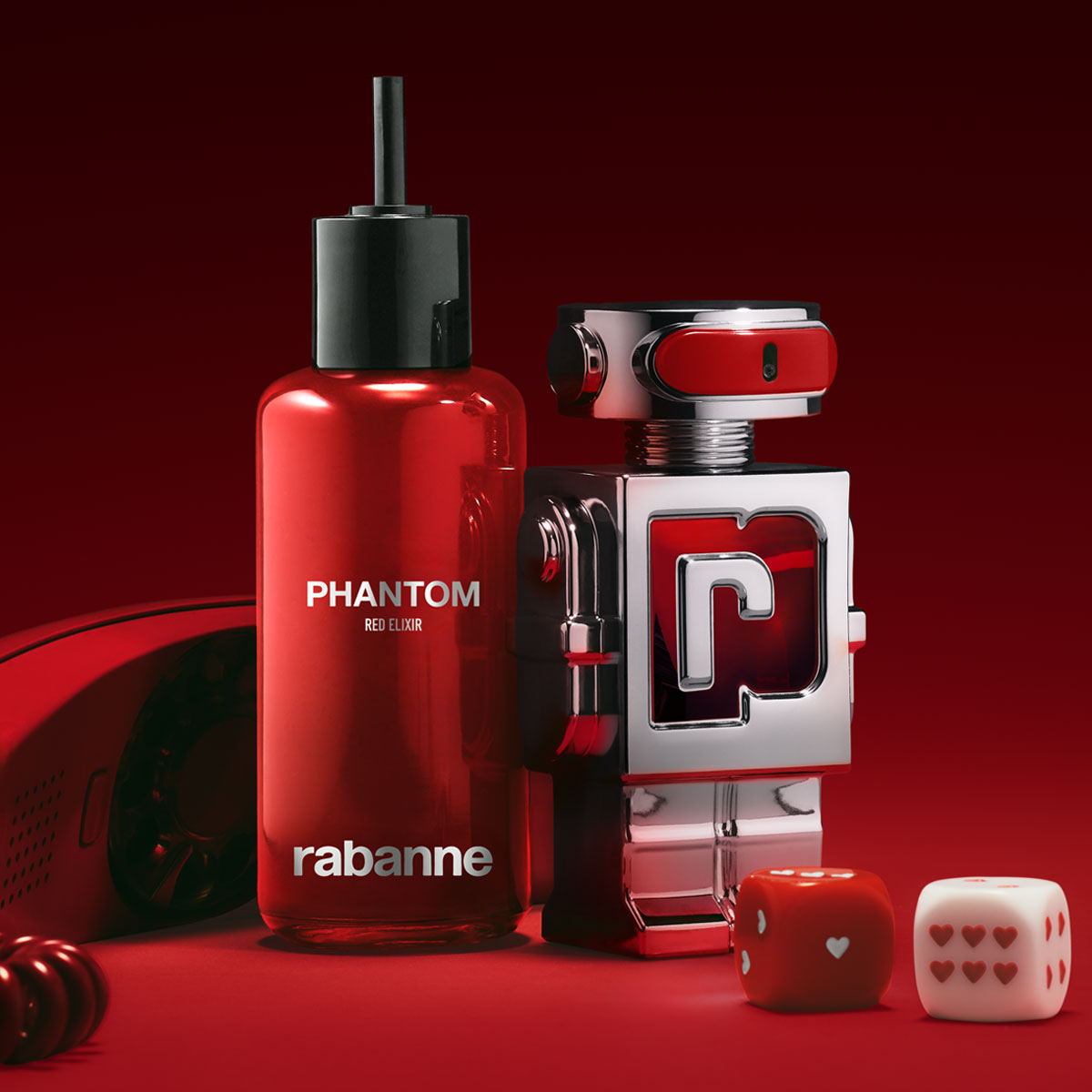 Rabanne Phantom In Red Elixir Parfum Refill