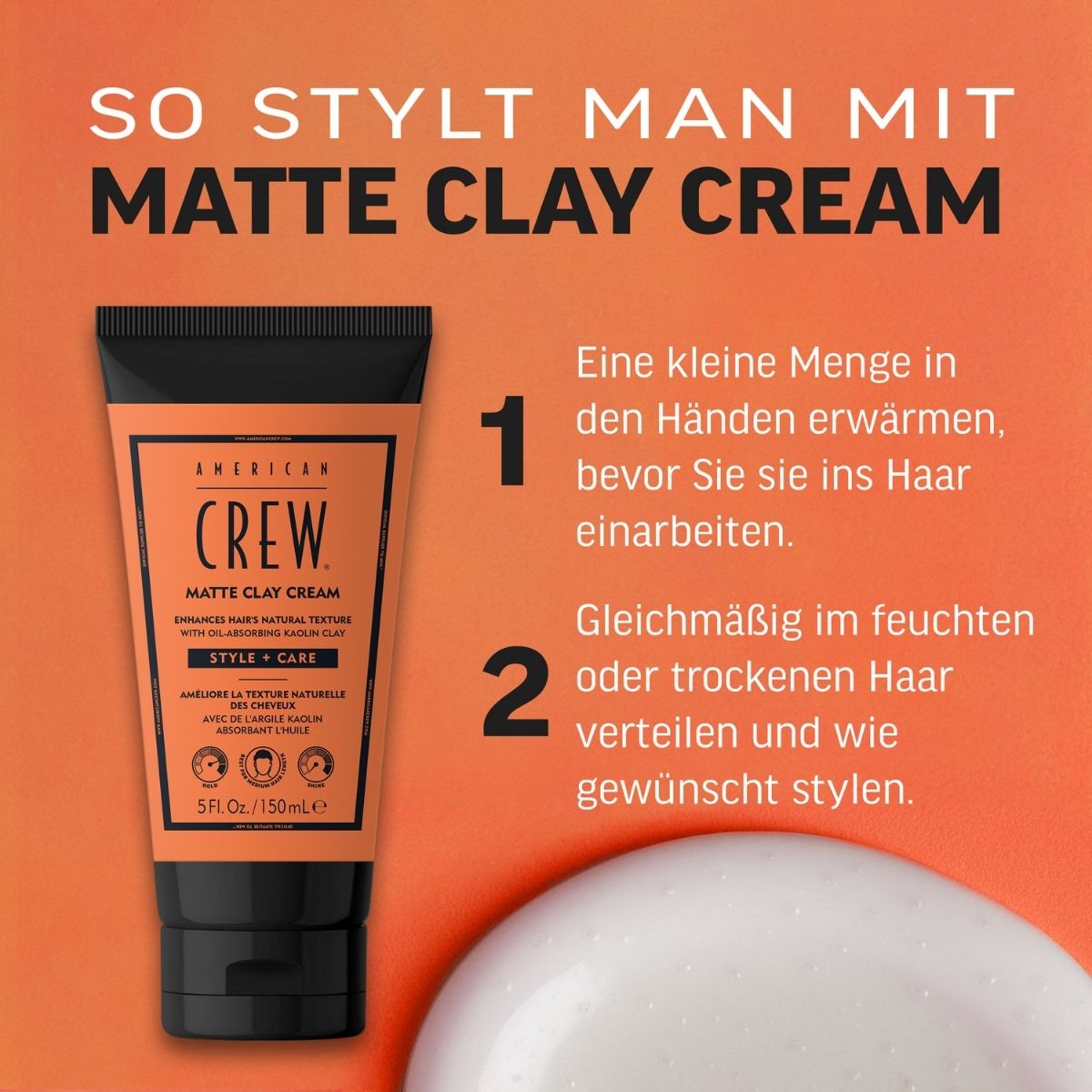 American Crew Styling Matte Clay Cream