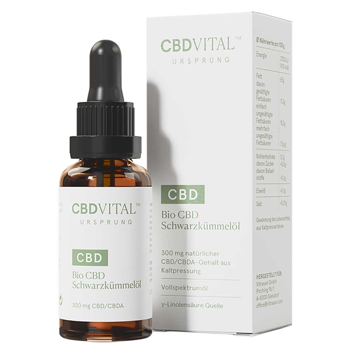 CBD Vital CBD Öl Ursprung Schwarzkümmelöl
