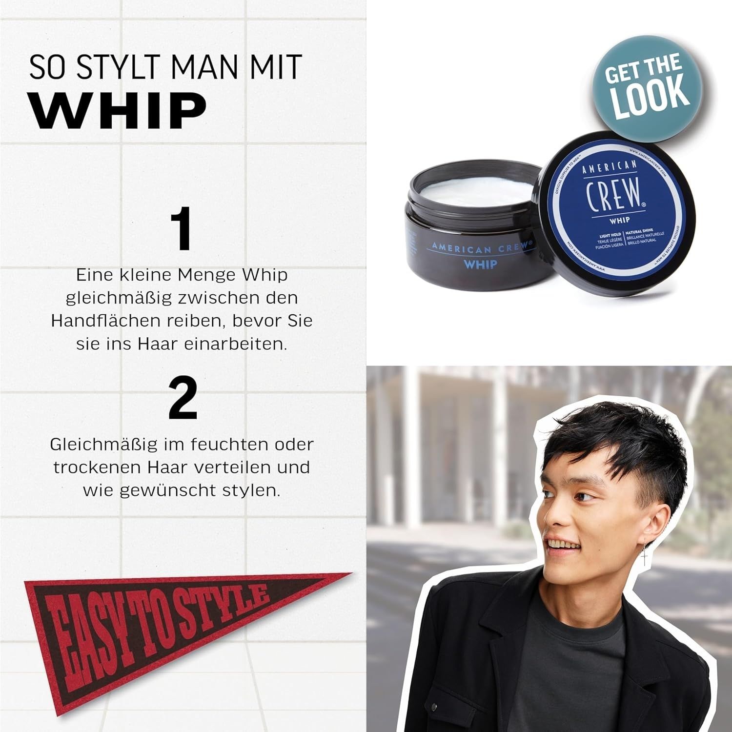 American Crew Styling Whip Styling-Creme