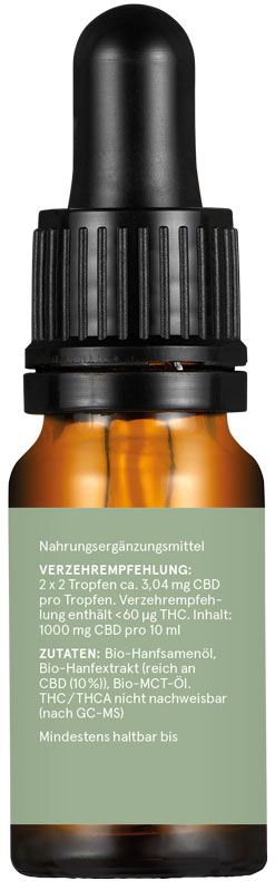 CBD Vital CBD Öl Naturextrakt Premium Öl 10%