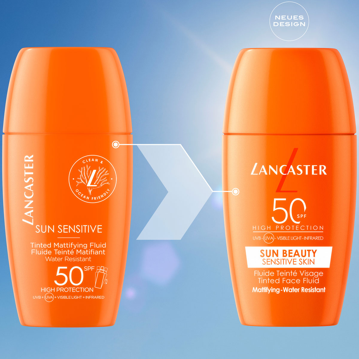 Lancaster Sun Sensitive Tinted Mattifying Fluid SPF50
