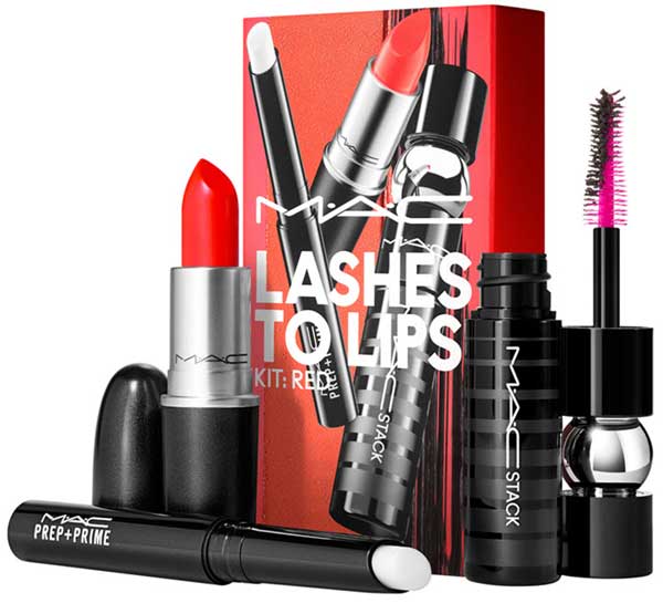 MAC Lashes to Lips Red Set
