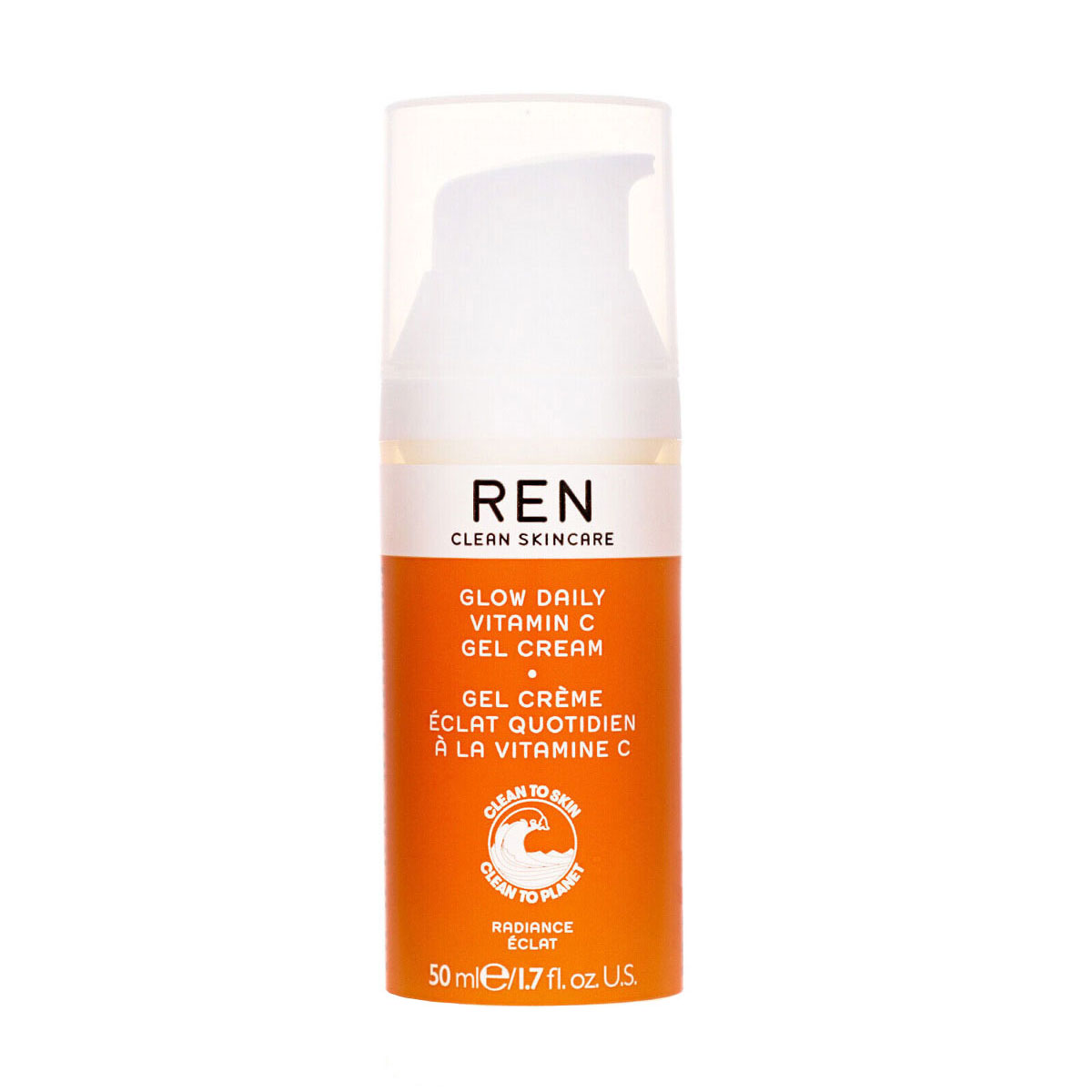 REN Radiance Skincare Vegan Glow Daily Vitamin C Gel Cream