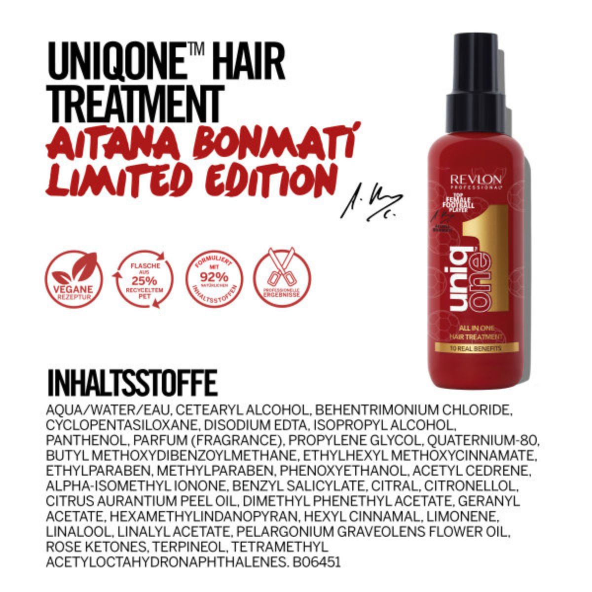 Revlon Professional UniqOne All In One Hair Treatment Aitana Bonmatí Edition