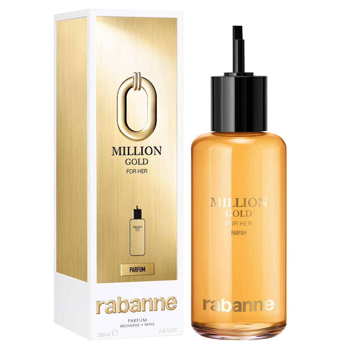 Rabanne Million Gold For Her Parfum Refill
