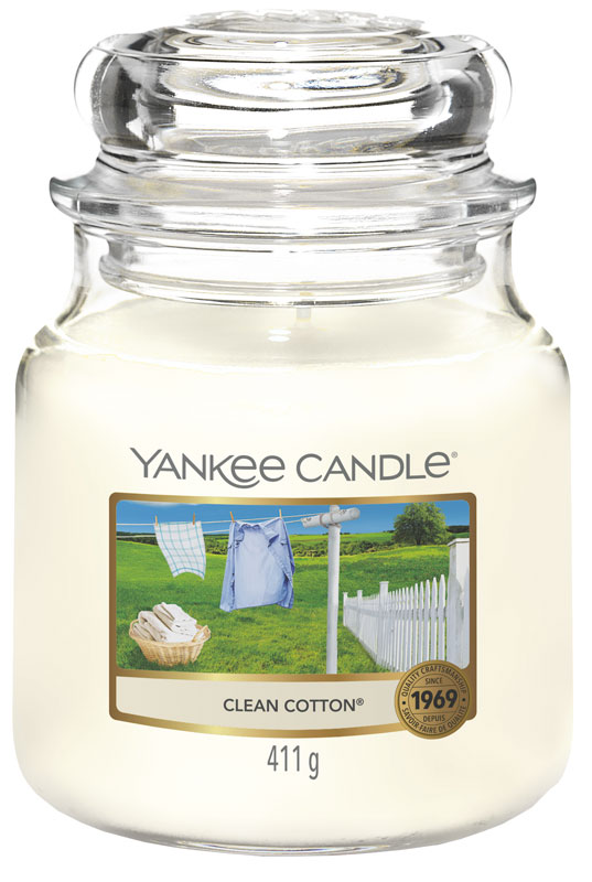 Yankee Candle Clean Cotton Duftkerze