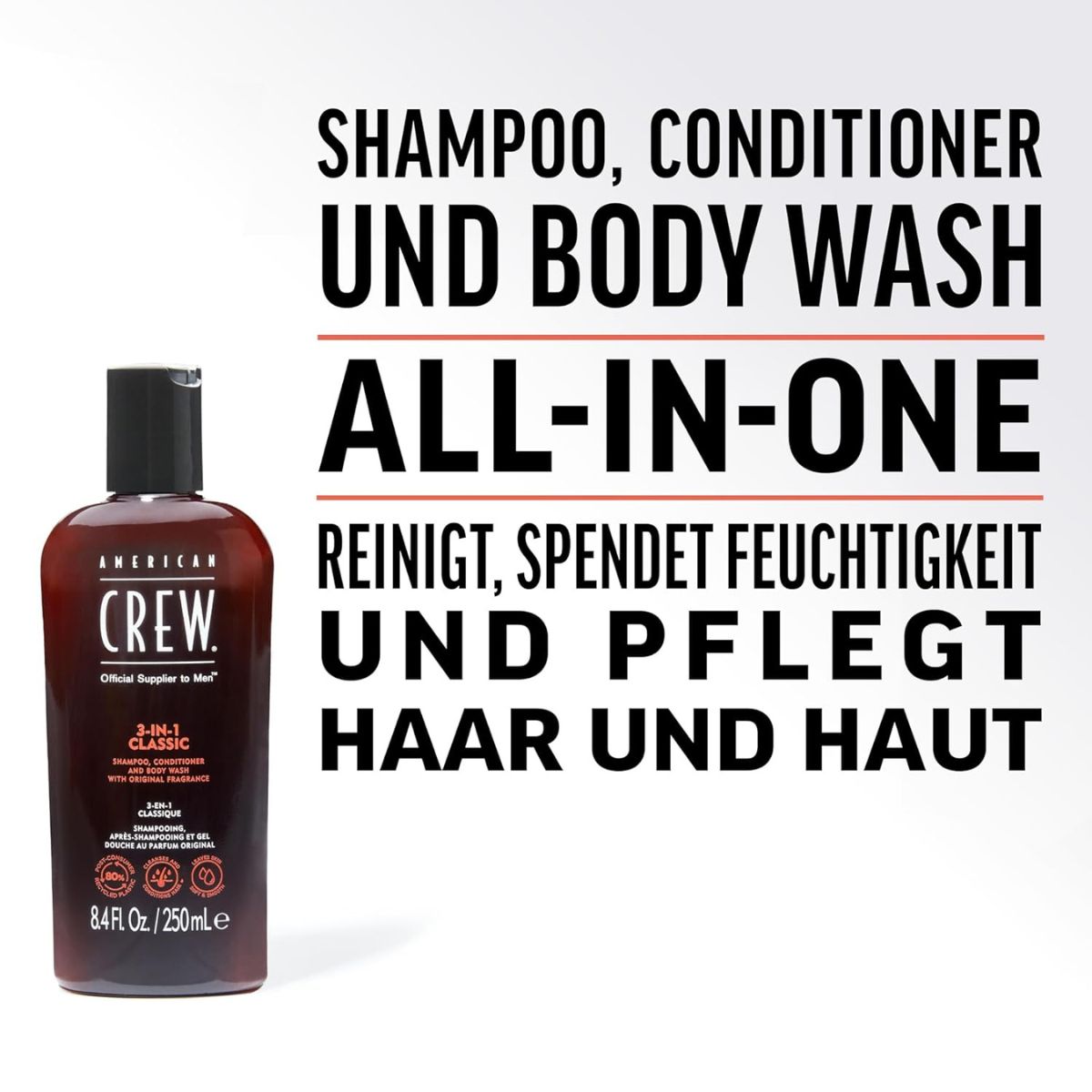 American Crew Hair Care & Body 3-in-1 Classic