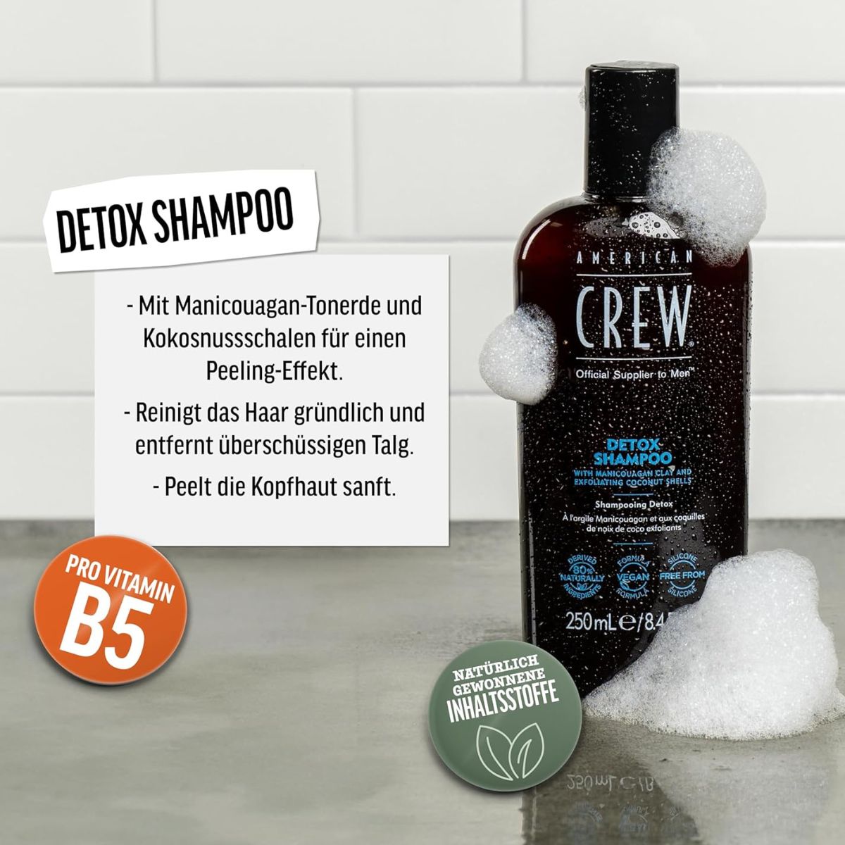 American Crew Hair Care & Body Detox Shampoo