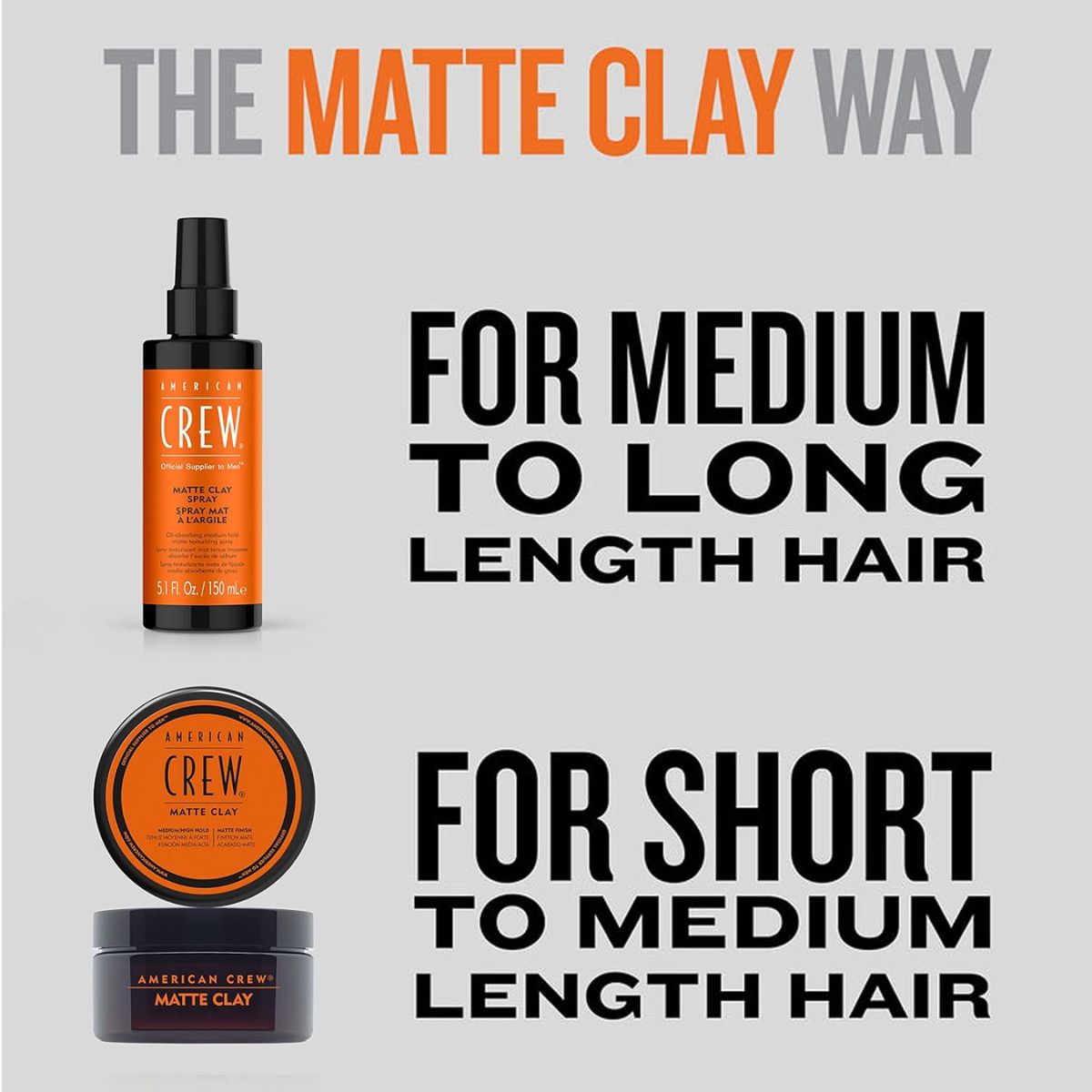 American Crew Styling Matte Clay Spray