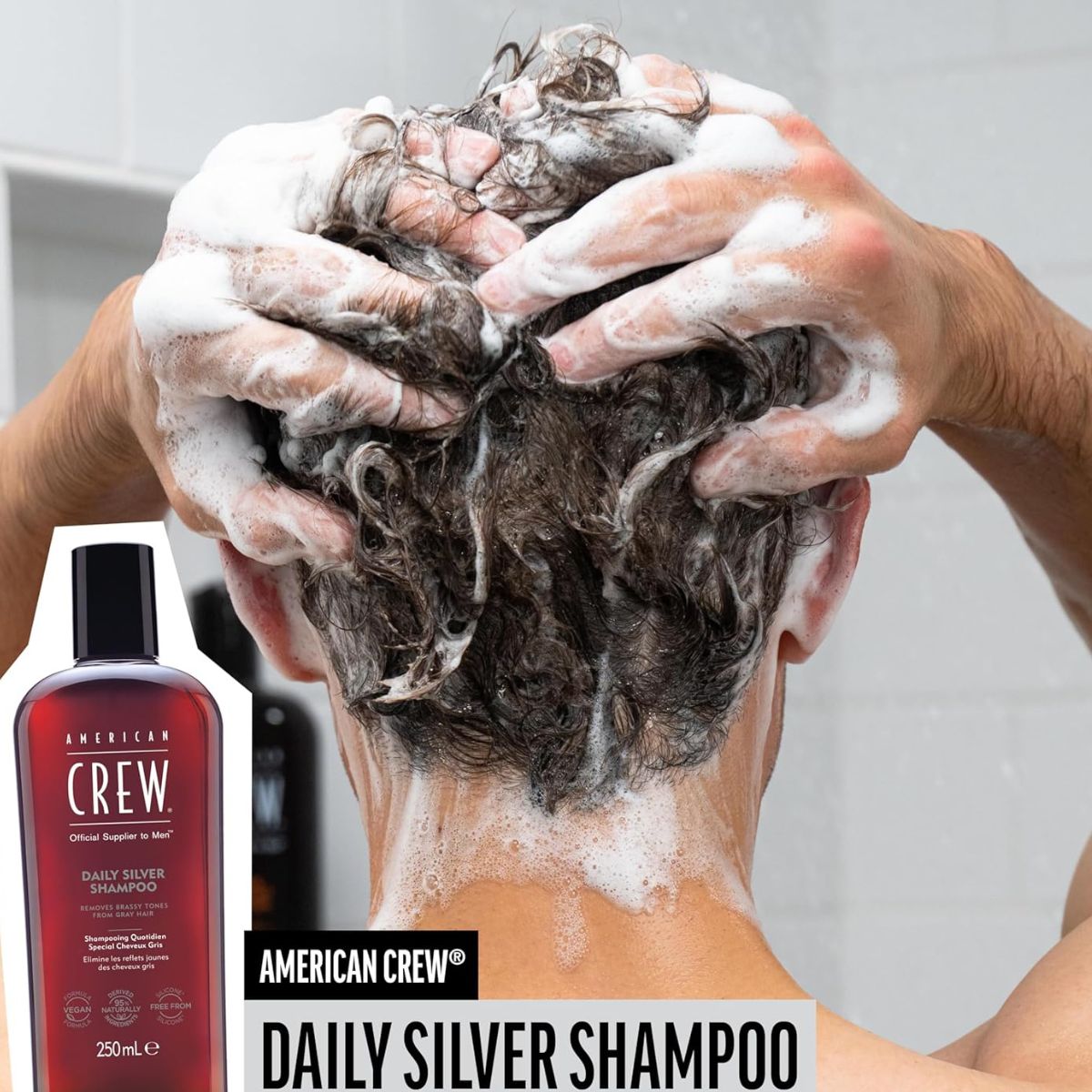 American Crew Hair Care & Body Daily Silver Shampoo