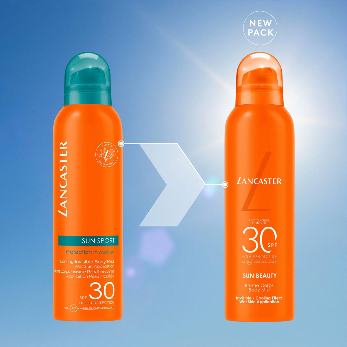 Lancaster Sun Beauty Body Mist SPF50
