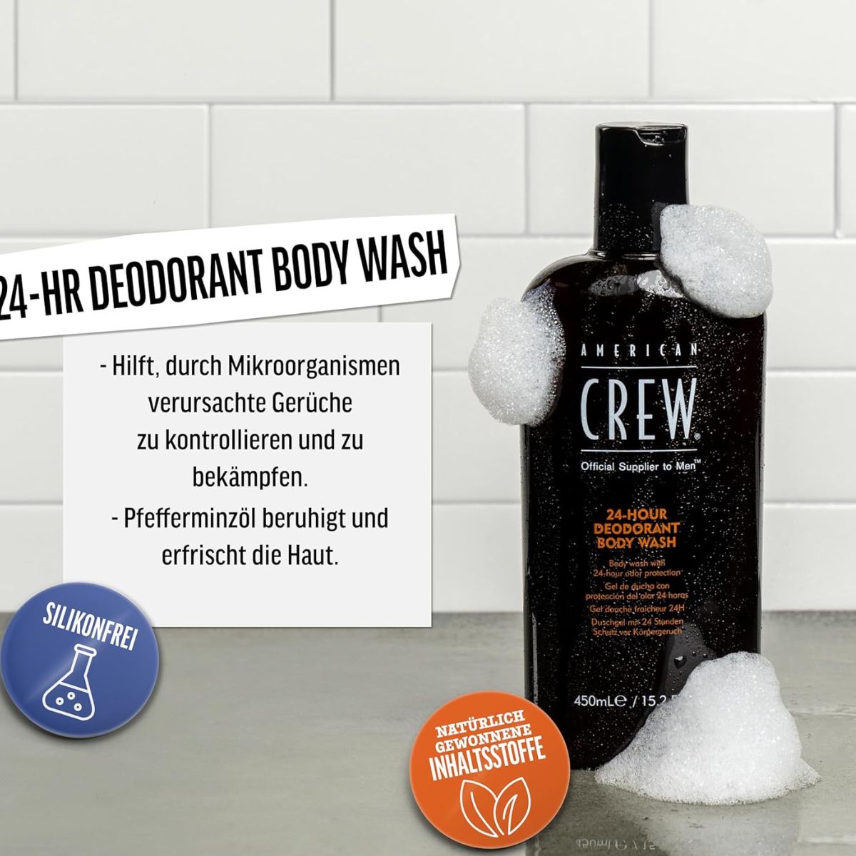 American Crew Hair Care & Body 24HR Deodorant Body Wash