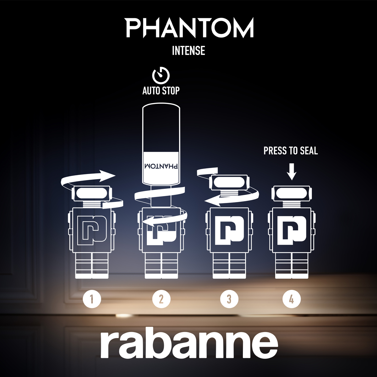 Rabanne Phantom Eau de Parfum (EdP) Intense Refill