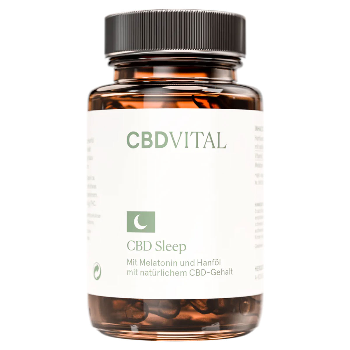 CBD Vital CBD Kapseln Schlafkapseln mit Hanföl und Melatonin 60 Stk.