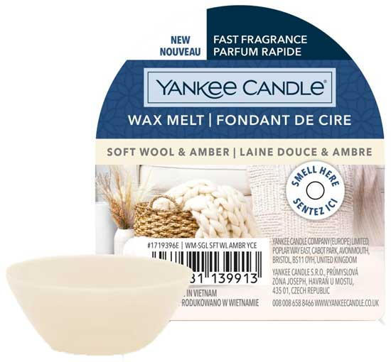 Yankee Candle Soft Wool & Amber Duftkerze