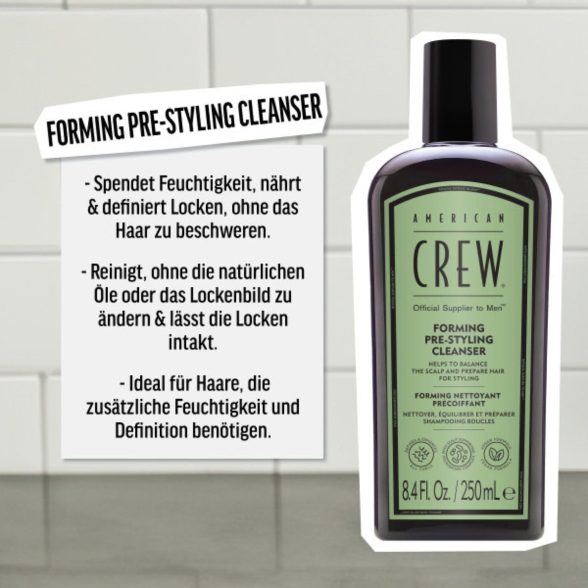 American Crew Hair Care & Body Forming Pre-Styling Shampoo