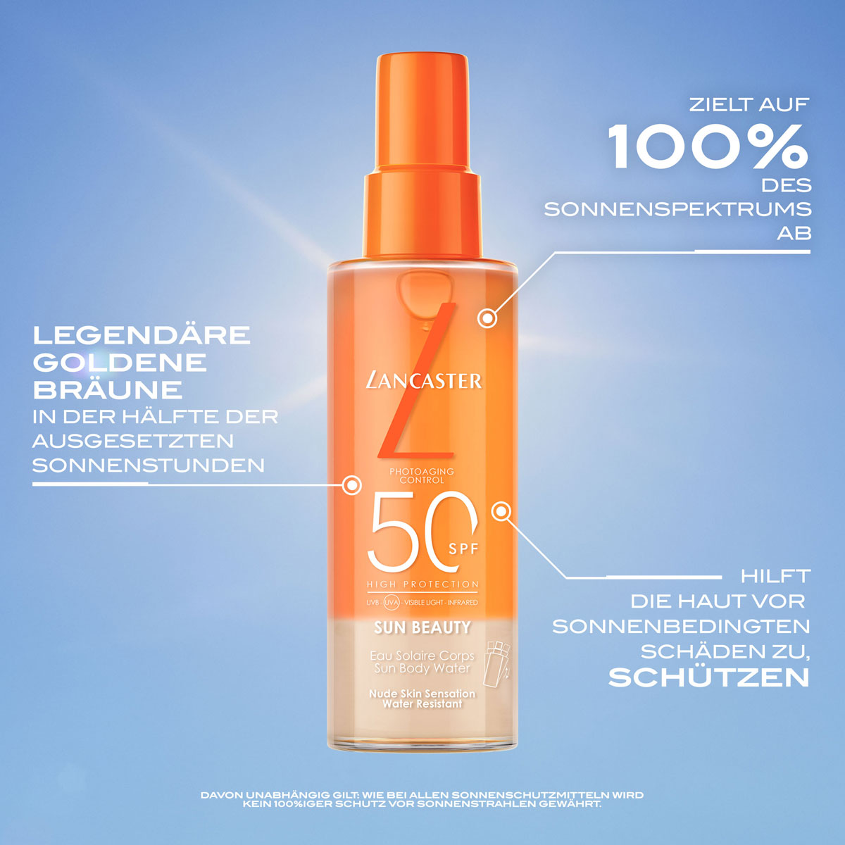 Lancaster Sun Beauty Sun Body Water SPF50 Lancaster Sun Beauty Sun Body Water SPF50