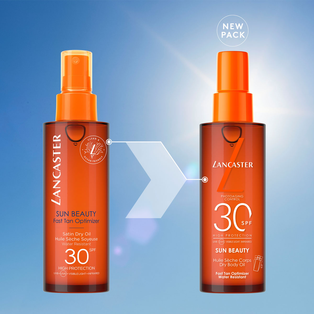 Lancaster Sun Beauty Dry Body Oil SPF50