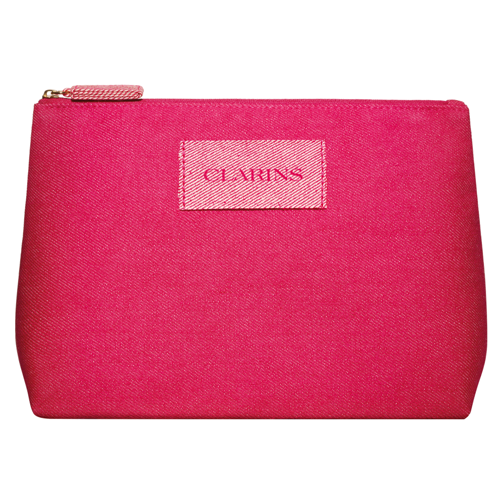Clarins Geschenk: Kosmetiktasche Pink