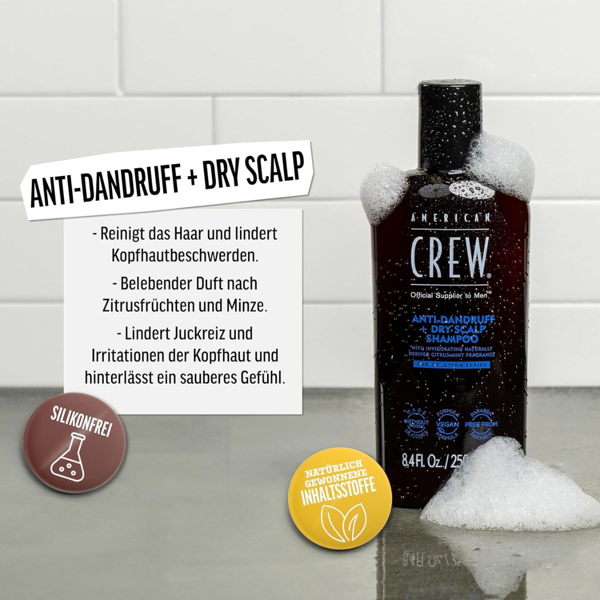 American Crew Hair Care & Body Anti-Dandruff + Dry Scalp Shampoo