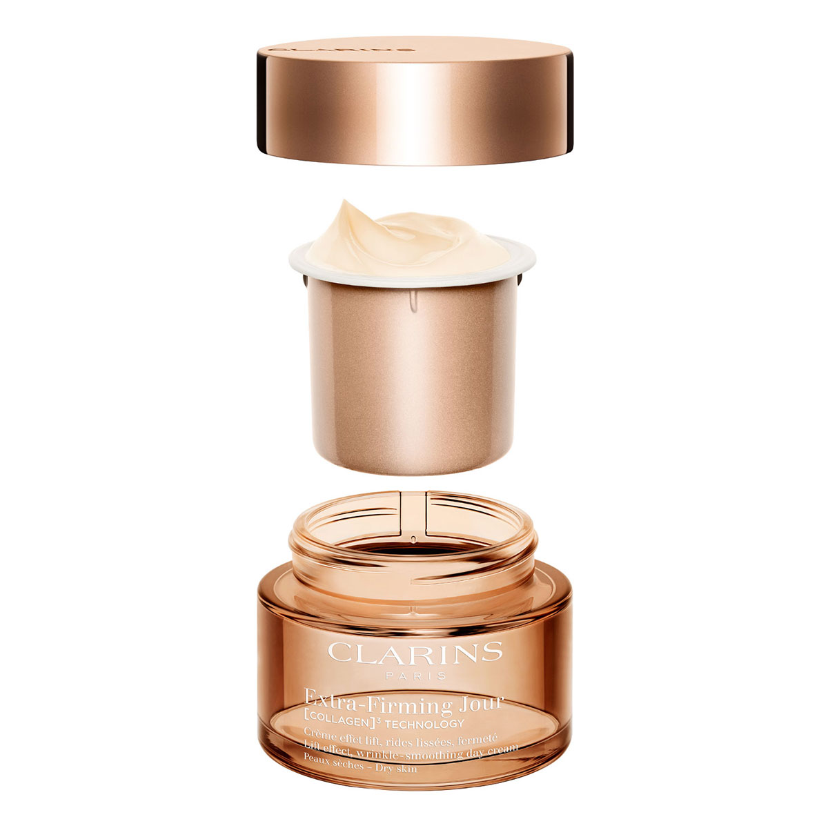 Clarins Extra-Firming Collagen Technology Day Cream - Dry Skin Refill