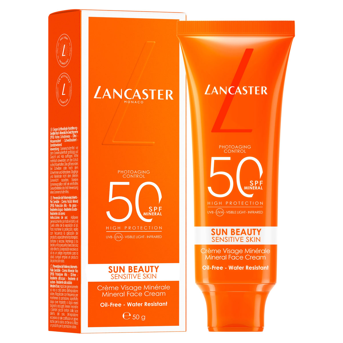 Lancaster Sun Beauty Mineral Face Cream SPF50