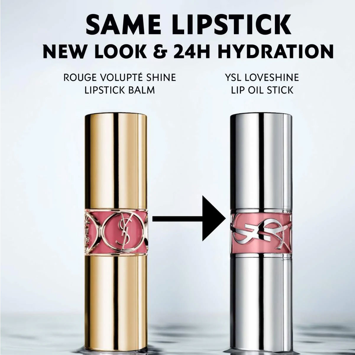 Yves Saint Laurent Rouge Volupte Shine Loveshine Lipstick | 203 Blushed ...
