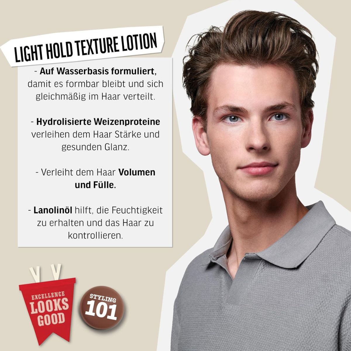 American Crew Styling Light Hold Texture Lotion