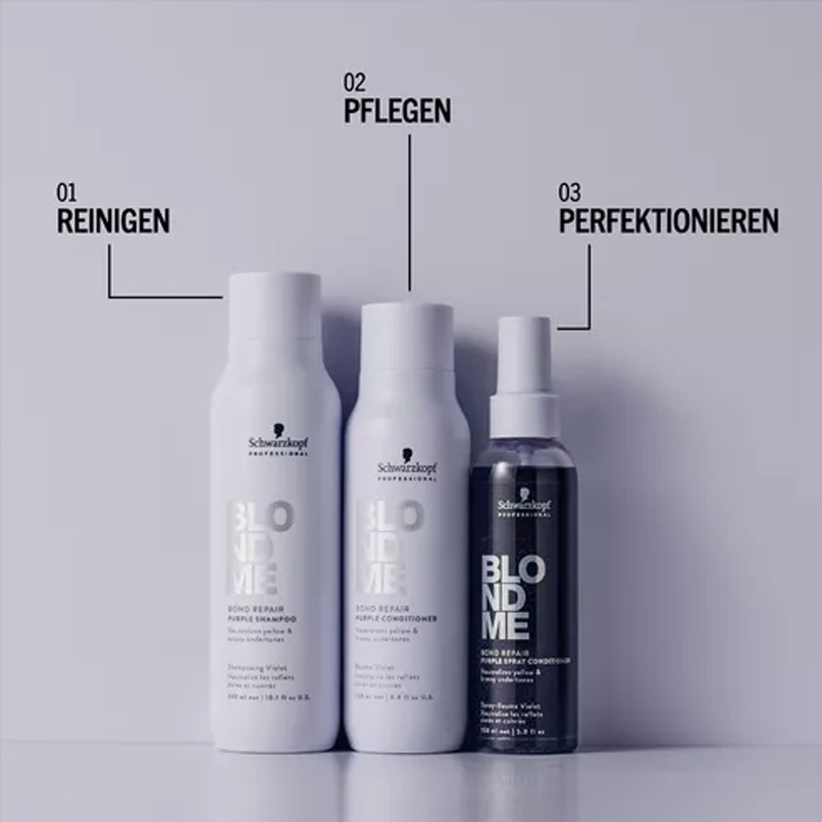 Schwarzkopf Professional BlondMe Bond Repair Purple Conditioner