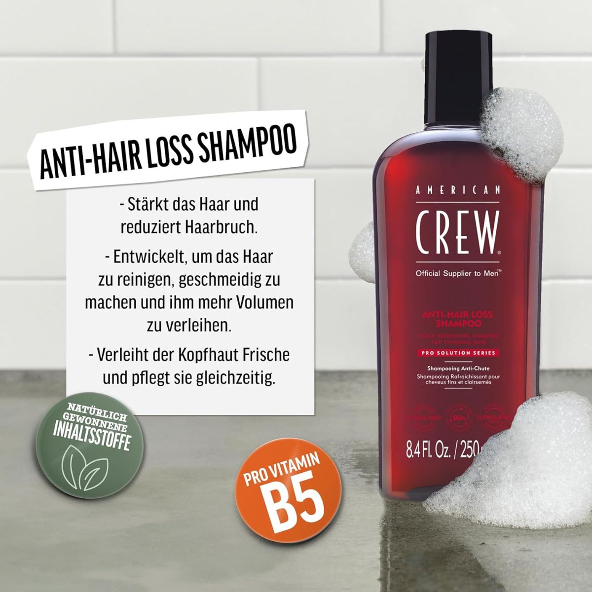 American Crew Hair Care & Body Anti-Hairloss Shampoo